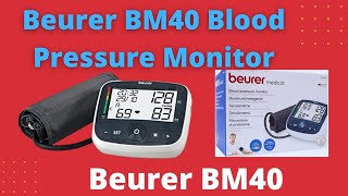 Beurer blood pressure monitor how to use BM 40 [upl. by Idoux]