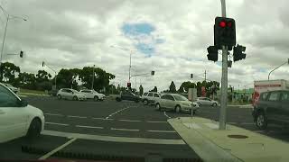 Drive through Truganina Hoppers Crossing Streets Tarneit Central stop Western Suburbs Melbourne Aus [upl. by Boyd807]