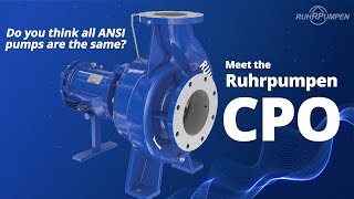 CPO ANSI Process Pump by Ruhrpumpen [upl. by Hollie]