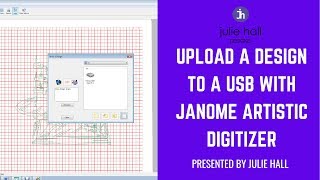 Janome Artistic Digitizer  Loading a Design onto a USB [upl. by Halona896]