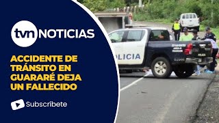 Fatal accidente en Guararé un fallecido tras siniestro de tránsito [upl. by Alphard]