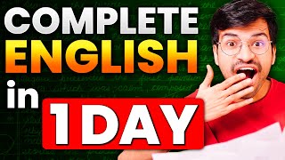 COMPLETE ENGLISH🔥 in 1 DAY boards2024 [upl. by Adnala]