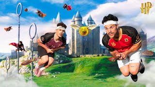 Playing QUIDDITCH in REAL LIFE Harry Potter [upl. by Aldric]