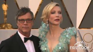 Cate Blanchett arrives at the 2016 Oscars in Hollywood [upl. by Aelaza]