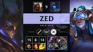 Zed Mid vs Lissandra Dominating  KR Challenger Patch 1421 [upl. by Hoagland]