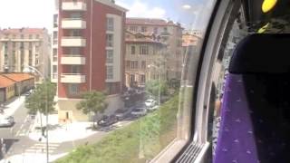 Train to Nice from Villefranche on the French Riviera [upl. by Spearman243]