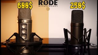 RODE NT2000 Vs RODE NT1 Condenser Microphone Comparison Fancy Rode Sound [upl. by Aineg]