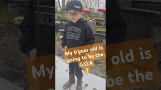 My 6 year old is going to be the GOAT Integrity Concreteconcrete kidsvideo kidswork [upl. by Julide]