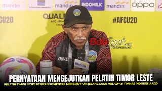 🔴REALISTIS  Pengakuan Mengejutkan Pelatih Timor Leste Jelang Laga Melawan Timnas Indonesia U20 [upl. by Nanette]