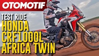 Test Ride Honda CRF1000L Africa Twin DCT Adventure Bike Tanpa Kopling [upl. by Hayalat]