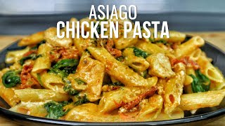 How to Make Creamy Asiago Chicken Pasta in 30 Minutes [upl. by Malek501]