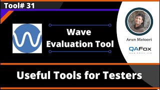 Wave Evaluation Tool  Useful tool for Accessibility Testing [upl. by Nosoj]