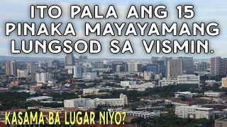 Visayas at Mindanao PINAKA MAYAYAMANG SIYUDAD Richest Cities [upl. by Ahsied]