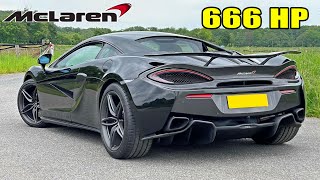 666HP McLaren 540C  REVIEW on AUTOBAHN [upl. by Waligore]