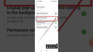 How to fix calculator Apps Show on lock screen problem solving  Android Phone [upl. by Jardena914]