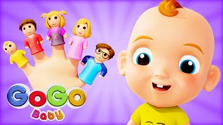 🖐️ Daddy Finger Song  Finger Family Song  GoGo Baby Nursery Rhymes amp Kids Songs [upl. by Lyndsay]