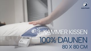 Das Kissen das deinen Schlaf für immer verändert 😍  100 Daunen – Maximaler Komfort XL Variante [upl. by Asillim]