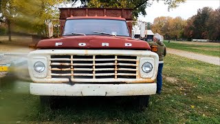 The 500 Ford F600 Dump Truck Will it Start amp Stop [upl. by Aztilay]