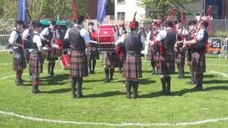 Williamwood Pipe Band at the 2013 British Pipe Band Championships [upl. by Akenahs]