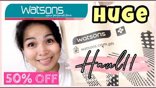 WATSONS HAUL 2021 Skin Care Products na PAMPAGANDA BUY 1 TAKE 1 and 50 OFF LAHAT😍  Kim Tadeo [upl. by Rosane]