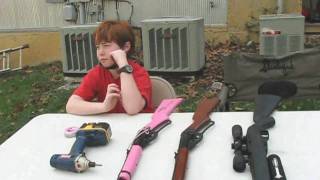 Backyard Shoot with Alex  Crosman 1077 AS and Pink Red Ryder [upl. by Emor]