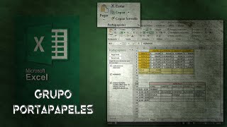 Las opciones del grupo portapapeles en Excel [upl. by Nialb]