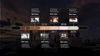 Make a Professional Business PowerPoint Timeline Slide Using iSlide [upl. by Osbourn276]