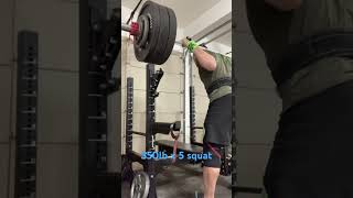 350lb x 5 squat [upl. by Jarvey]