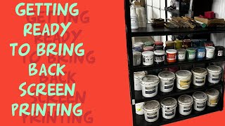 Get Organized Setting Up Your Screen Print Ink Storage [upl. by Eves]