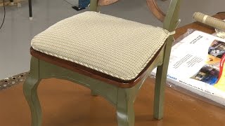 How to Make Your Own Chair Pad Cushions [upl. by Eineeuq]