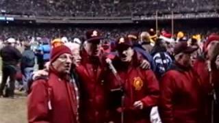 Last quotHail To the Redskinsquot played at RFK 12221996 filmed by Joe Vaghi [upl. by Airtemad937]