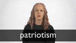 How to pronounce PATRIOTISM in British English [upl. by Richia]