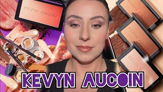 NEW KEVYN AUCOIN MAKEUP UNBOXING  FIRST IMPRESSIONS [upl. by Lucier712]