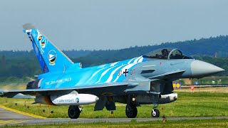 THE BAVARIAN TIGER TLG74 Fliegerhorst Neuburg Eurofighter im Juni 2021 [upl. by Aron]