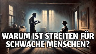 Friedrich Nietzsche  Warum Ist Streiten Für Schwache Menschen [upl. by Nosidam351]