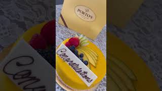 Porto’s Mango Mousse Cake mango portos bakery cake delicious beautiful youtubeshorts yummy [upl. by Noyart285]