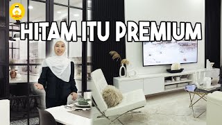 HOUSE TOUR EP 17 RUMAH KONSEP MONOCHROME HITAM PUTIH ‘COOL’ amp MEWAH [upl. by Politi]