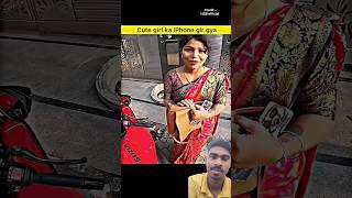 Cute girl ka iphone gir gya 😯shorts motovlog rider motovlogger moto [upl. by Cha]