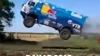 Rally Dakar 2015  Kamaz Jump Salto Espectacular [upl. by Atok]