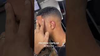 PRÓTESE CAPILAR AFRO FIX protesecapilar calvicie proteseafro [upl. by Miran876]