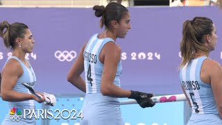 Argentina downs US 41 in womens field hockey opener  Paris Olympics  NBC Sports [upl. by Ardene119]