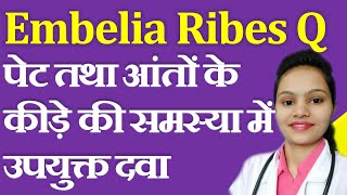 Embelia Ribes Q  पेट दर्द तथा आंतों के कीड़े की हर समस्या में उपयुक्त होम्योपैथिक दवा [upl. by Akemeuwkuhc]