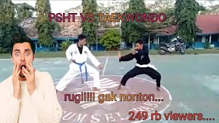 Pencak silat PSHT VS Taekwondo [upl. by Oleta]