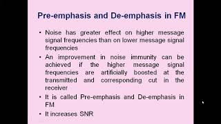 18 7 2020 Preemphasis and Deemphasis in FM NBFM and WBFM [upl. by Veron478]