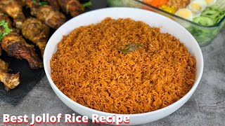 BEST GHANA JOLLOF RICE RECIPE  SIMPLEST YET DELICIOUS JOLLOF RICE  GHANA JOLLOF  DEBZIES DELIGHT [upl. by Sucramal656]