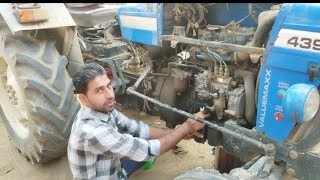 power truc tractor 439 full service repairing filter change [upl. by Suirtemed454]