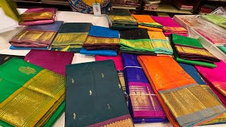 ✨💥Diwali sarees wedding collection pure silks 5 to 50 offer  fancy sarees starting 550₹ … [upl. by Hoebart685]