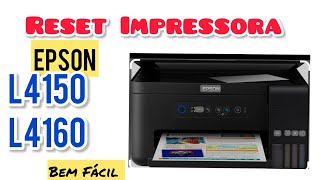 Como Restar Impressora Epson L4150 e L4160 [upl. by Suirad606]