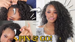 ️‍🔥How To Style the Front Of Your HALFWIG PIN amp GO  21 INSTANT Slay  MARY K BELLA [upl. by Corell]