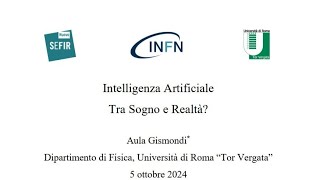 Intelligenza Artificiale  tra Sogno e Realtà [upl. by Ventre]